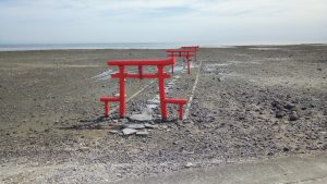 佐賀の海中鳥居